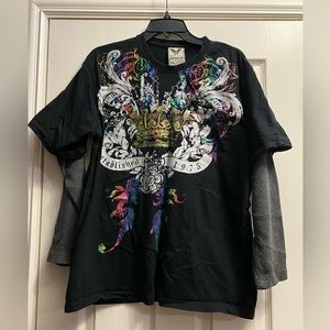 Vintage Avirex Men’s Graphic Shirt Long Sleeve Sz XL